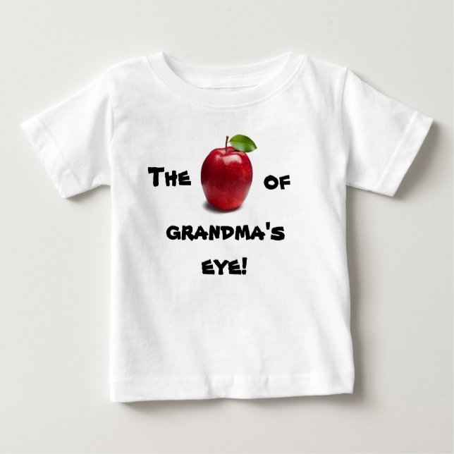DER APFEL VON GRANDMAs OBERSEITE Baby T-shirt (Vorderseite)