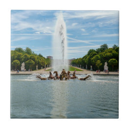 Der Apollo-Brunnen im Garten von Versailles Fliese