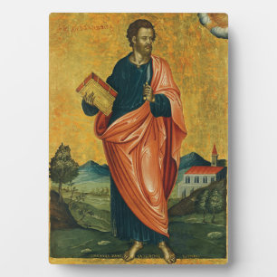 Der Apostel Bartholomäus Fine Art Fotoplatte