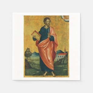 Der Apostel Bartholomäus Fine Art Serviette