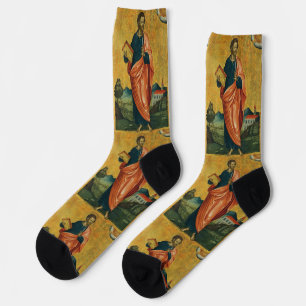 Der Apostel Bartholomäus Fine Art Socken