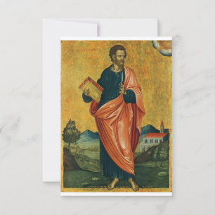 Der Apostel Bartholomäus in der Kunst Dankeskarte