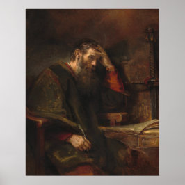 Der Apostel Paul - Rembrandt Fine Art Poster