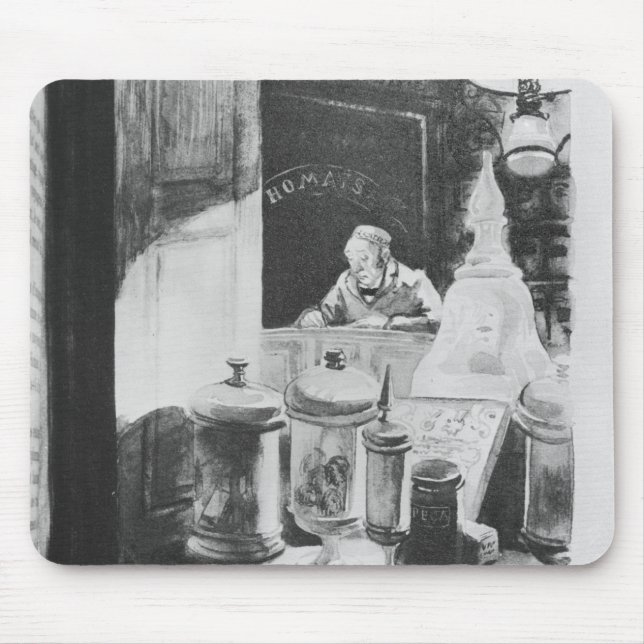 Der Apotheker Homais Mousepad (Vorne)