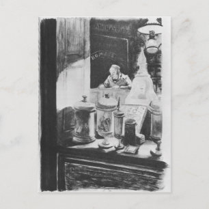 Der Apotheker Homais Postkarte