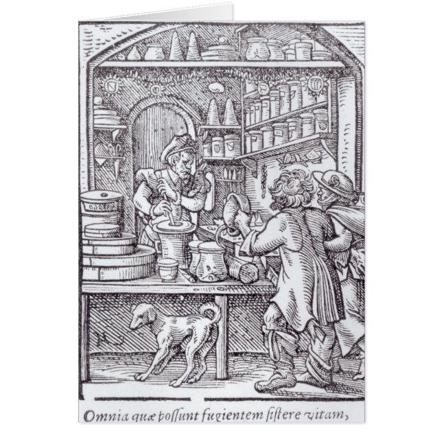 Der Apotheker, veröffentlicht von Hartman Schopper (Vorne)