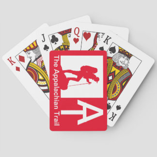 Der Appalachen-Pfad, der Karten spielt Spielkarten