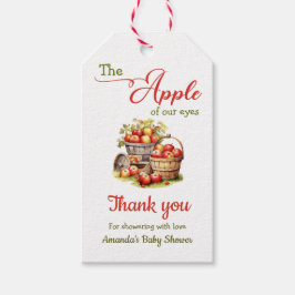 Der Apple Our Eyes Fall Harvest Baby Shower Geschenkanhänger