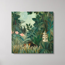 Der Äquatorialdschungel | Henri Rousseau Leinwanddruck