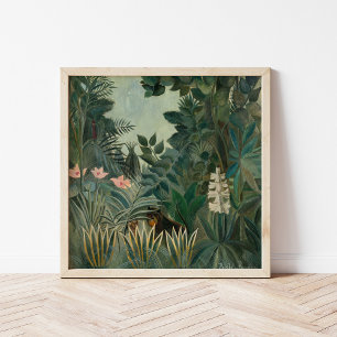 Der Äquatorialdschungel   Henri Rousseau Poster