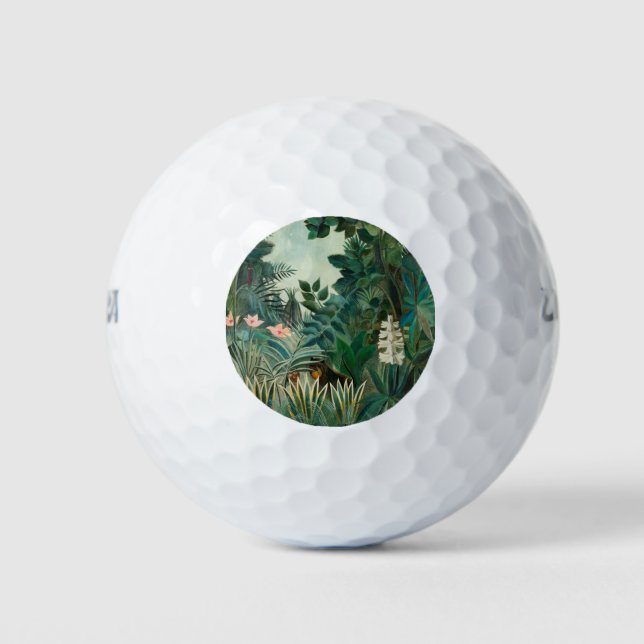 Der Äquatoriale Dschungel (1909) von Henri Roussea Golfball (Vorderseite)