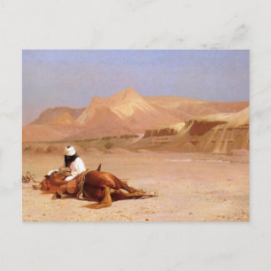 Der Araber und seine Haltung Postkarte