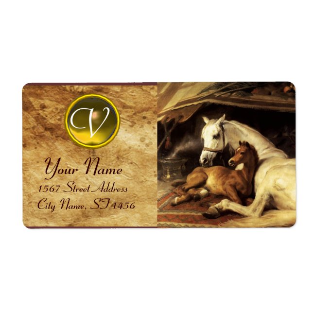 DER ARABISCHE ZENTRUM MIT DEM HORSES-MONOGRAMM, br (Vorne)