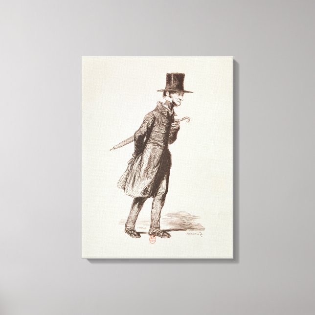 Der Arbeitnehmer Leinwanddruck (Vorderseite)