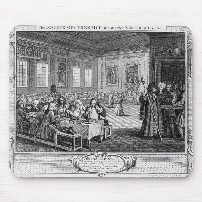 Der arbeitsame 'Lehrling reich gewachsen Mousepad (Vorne)