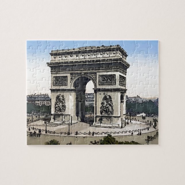 Der Arc de Triomphe - De l'Etoile Puzzle (Horizontal)
