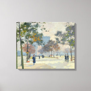 Der Arc de Triomphe im Herbst, Paris Leinwanddruck