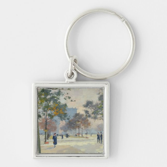 Der Arc de Triomphe im Herbst, Paris Schlüsselanhänger (Vorne)