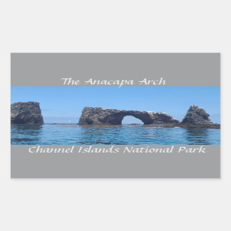 Der Arch von Anacapa Rechteckiger Aufkleber