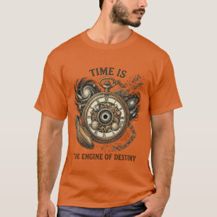 Der Architekt der Zeit - Vintage-Taschenuhr T-Shirt
