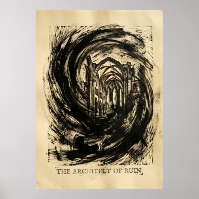 Der Architekt Des Ruins Poster (Vorne)