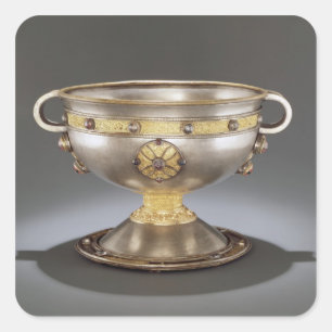 Der Ardagh Chalice, Reerasta, LandkreisLimerick Quadratischer Aufkleber