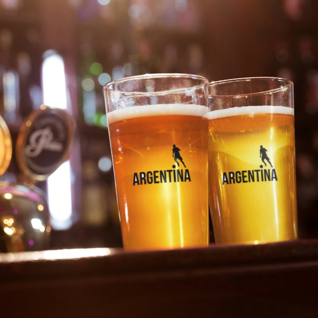 Der argentinische Flag-Fußballspieler verwendet Pu Glas (Von Creator hochgeladen)
