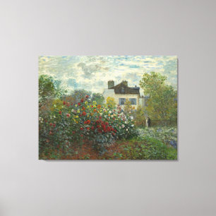 Der argentinische Künstlergarten Claude Monet Leinwanddruck