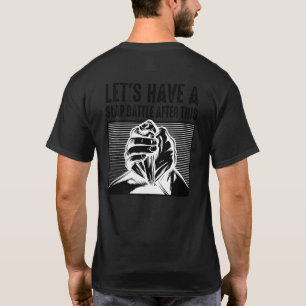 Der Arm Wrestling Lasse, danach wird eine Schlacke T-Shirt
