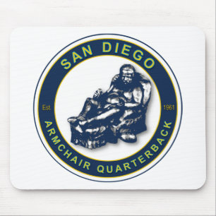 DER ARMSTUHL QB - San Diego Mousepad