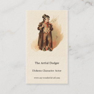 Der Artful Dodger von Kyd, Dickens' Oliver Drehung Visitenkarte