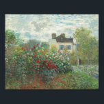 Der Artist's Garden in Argentinien Monet Poster<br><div class="desc">Der argentinische Garten Monet Poster</div>
