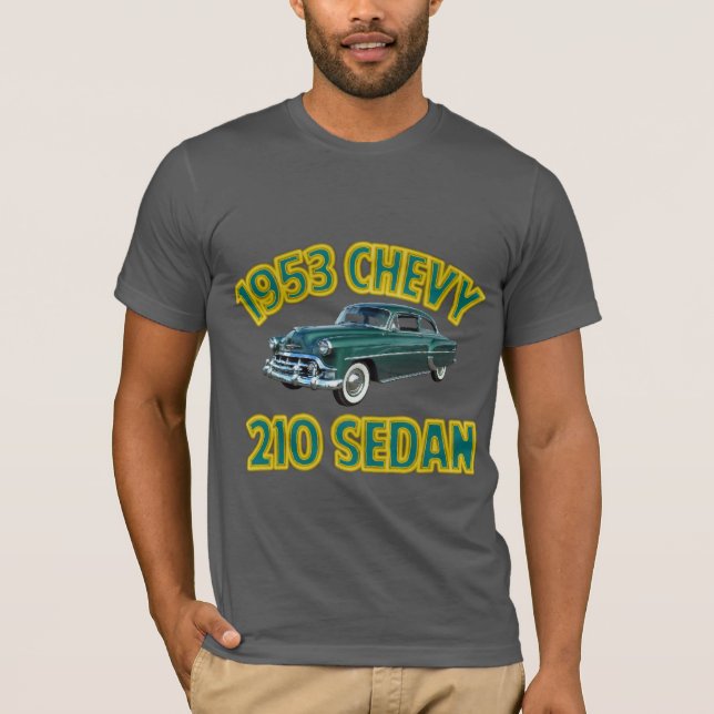 Der Asphalt der Männer Chevy 1953 210 T-Shirt (Vorderseite)