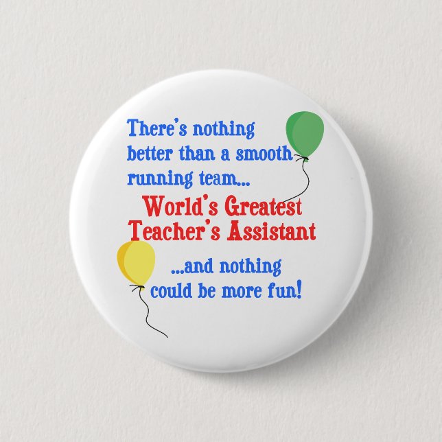 Der Assistent des beststen Lehrers Button (Vorderseite)