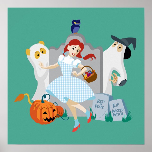 Der Assistent von OZ™ | Dorothy Halloween Happy Da Poster (Vorne)
