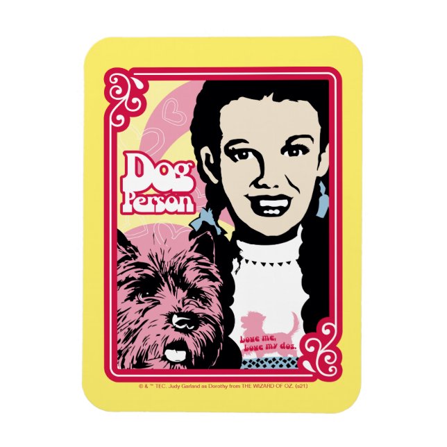 Der Assistent von OZ™ | Dorothy™ & Toto™ - Hundepe Magnet (Vertikal)