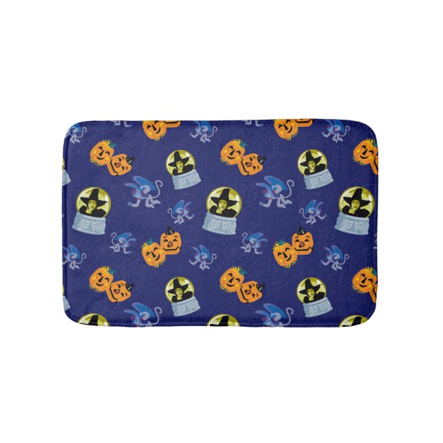 Der Assistent von OZ™ | Halloween-Hexenmuster Badematte (Vorderseite)