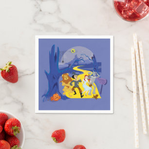 Der Assistent von OZ™ Halloween Spuk Forest Serviette