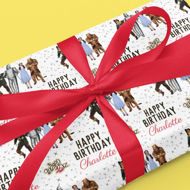 Der Assistent von OZ™ | Happy Birthday Geschenkpapier (Wrapped gift)