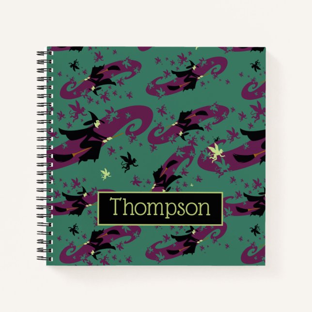 Der Assistent von OZ™ | Hexenmuster Notizbuch (Vorderseite)