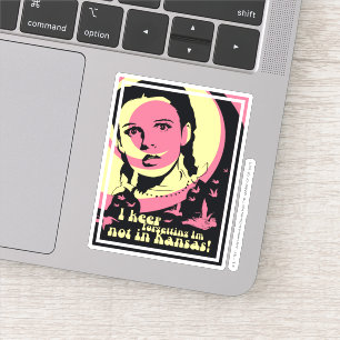 Der Assistent von OZ™   Ich bin nicht in Kansas Aufkleber