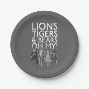 Der Assistent von OZ™ Löwen Tigers & Bars Oh My! Pappteller