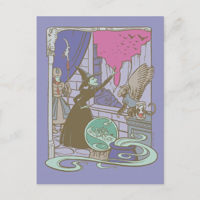 Der Assistent von OZ™ | Storybook Wicked Witz™ Postkarte (Vorderseite)