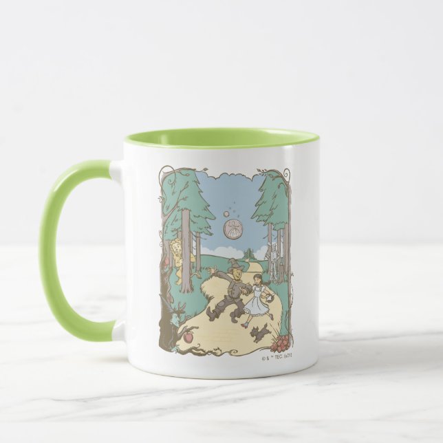 Der Assistent von OZ™ | Storybook Yellow Bridge Ro Tasse (Links)