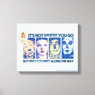 Der Assistent von OZ™   Wer Sie unterwegs treffen Leinwanddruck