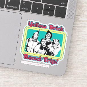 Der Assistent von OZ™   Yellow Brick Road Trip! Aufkleber