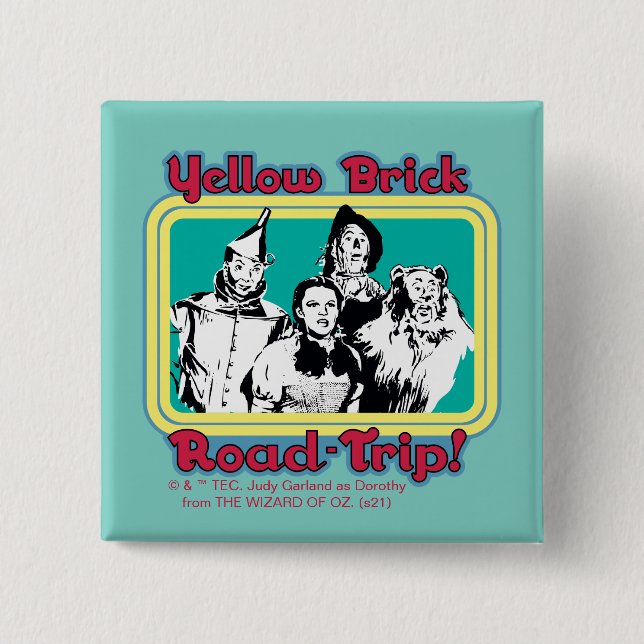 Der Assistent von OZ™ | Yellow Brick Road-Trip! Button (Vorderseite)