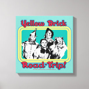 Der Assistent von OZ™ Yellow Brick Road-Trip! Leinwanddruck