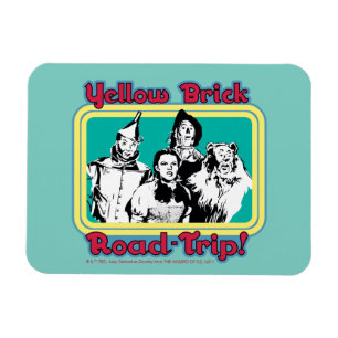 Der Assistent von OZ™   Yellow Brick Road-Trip! Magnet