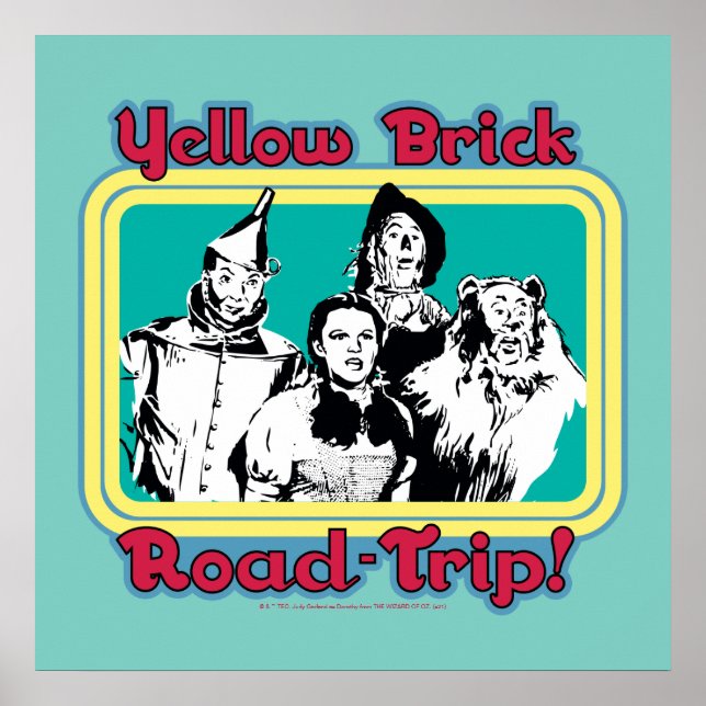 Der Assistent von OZ™ | Yellow Brick Road-Trip! Poster (Vorne)